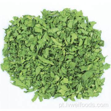 Folhas de espinafre desidratadas de alta qualidade 10*10mm